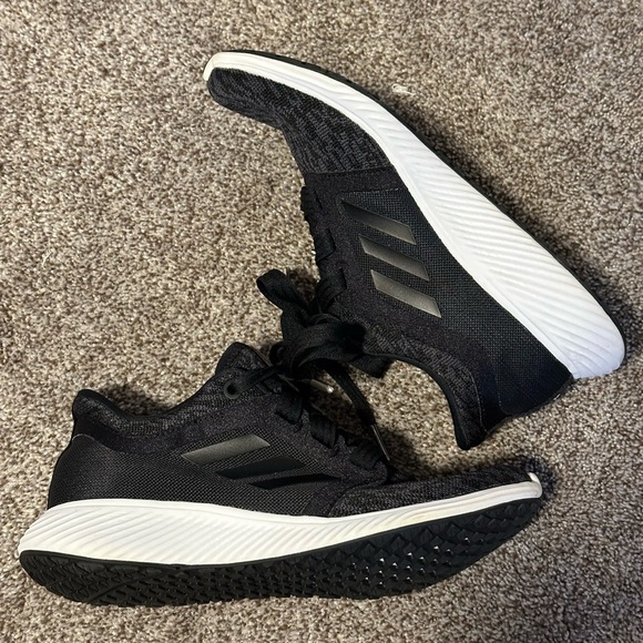 Adidas Bounce Edge Lux 3 Running Shoes CARBON BLACK EE8998 Size 6.5 WORN ONCE - Picture 7 of 12